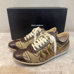 ドルチェ&ガッバーナ ドルガバ シューズ スニーカー 26cm ゴールド Y2K 