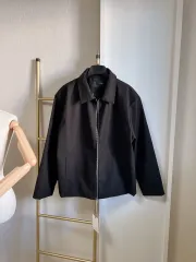 新) メンズ ミニ ジップアップ ジャケット