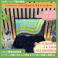 \ 公式ショップ限定価格❣️/ 人気シリーズ《2022年モデル》ThinkPad X1 Carbon Gen10 第12世代 SSD256GB ノートパソコン 安心サポート＆3ヶ月保証付き