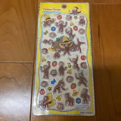 【国内正規品】プチドロップステッカー　おさるのジョージ　ディズニー