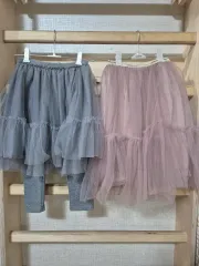 女の子チュールチュールスカート 2種 (110-120)