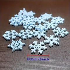 【クリスマス装飾に】木製 雪の結晶オーナメント パーティー イベント デコレーション 飾り付け 北欧風 ナチュラルインテリアに最適