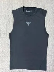 アンダーアーマー プロジェクトロック ブラック カラー タンクトップ