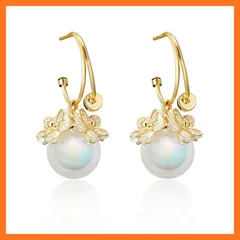 【新品】 IDOKAWA パール ピアス レディース 人気 11-12mm 真円 真珠 6月誕生石 フープピアス 揺れる 大ぶり 金属アレルギー対応 シルバー925 結婚式 お呼ばれ 母の日 入卒式 披露宴 ギフトボックス付き 0