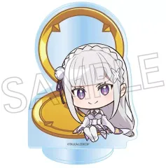 【中古】アクリルスタンド・アクリルパネル エミリア 「Re：ゼロから始める異世界生活 とじコレ アクリルスタンド A Vol.3」