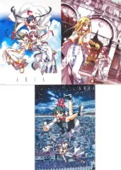【中古】ポスター(アニメ) A3原作クリアポスターセット(3枚組) A.集合 「ARIA」