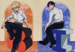 【中古】クリアファイル 2.爆豪勝己・飯田天哉 A4クリアファイルセット 「僕のヒーローアカデミア」