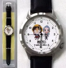 【中古】腕時計・懐中時計(キャラクター) ルフィ＆ビビ オリジナル腕時計 「ワンピース エピソード オブ アラバスタ 砂漠の王女と海賊たち」ピザハットキャンペーン抽選プレゼントB賞