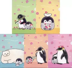 【中古】クリアファイル 全5種セット オリジナルA4クリアファイル 「コウペンちゃん×ローソン」 対象商品購入特典