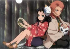 【中古】クリアファイル [単品] 真菰＆錆兎 A4クリアファイル 「鬼滅の刃 A4クリアファイルセット」