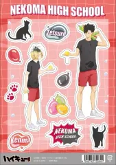 【中古】シール・ステッカー 黒尾鉄朗＆孤爪研磨 クリアステッカー 「ハイキュー!! TO THE TOP」