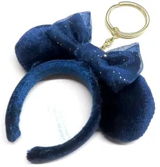 【中古】キーホルダー ミニーマウス(ブルー) カチューシャキーチェーン 「ディズニー」 東京ディズニーリゾート限定