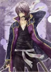 【中古】クリアファイル 高杉晋助(攘夷志士) A4水彩クリアファイル 「アニくじ 銀魂」 水彩クリアファイルセット賞 ジャンプフェスタ2016限定