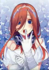 【中古】クリアファイル [単品] 中野三玖 A4クリアファイル 「五等分の花嫁展 MAKEOVER 中野三玖 グッズセットB」