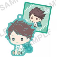 【中古】キーホルダー 及川徹 「ハイキュー!! ぺたっとねじまきらばーきーほるだー vol.1 BOXver.」