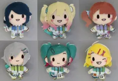 【中古】ぬいぐるみマスコット・ぬいぐるみバッジ 全6種セット ふわぷち マスコット“Leo/need-Unnamed Harmony”(EX) 「プロジェクトセカイ カラフルステージ! feat. 初音ミク」