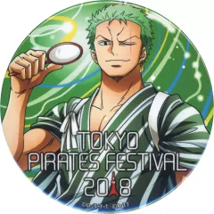 【中古】バッジ・ピンズ ロロノア・ゾロ 「ワンピース TOKYO PIRATES FESTIVAL 2018」 東京ワンピースタワー限定