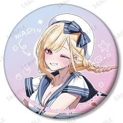 【中古】バッジ・ビンズ 喜多川海夢 セーラー水着 ver.(C) 「TVアニメ その着せ替え人形は恋をする 千種みのりイラスト トレーディングマット缶バッジ」