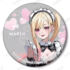 【中古】バッジ・ビンズ 喜多川海夢 水着メイド ver.(B) 「TVアニメ その着せ替え人形は恋をする 千種みのりイラスト トレーディングマット缶バッジ」