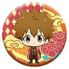 【中古】バッジ・ビンズ 沢田綱吉 「家庭教師ヒットマンREBORN! トレーディングホログラム缶バッジミニ」