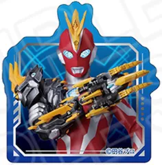 【中古】シール・ステッカー ウルトラマンオメガ トライガロンアーマー 「ウルトラマンシリーズ ラメアクリルステッカー(ランダム) CAFE STAND ver.」