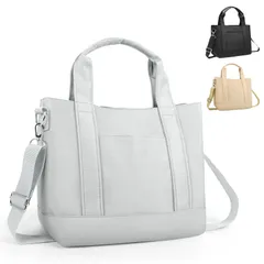 肩掛けバッグ 斜めがけバッグ 手提げバッグ 仕切り 通勤 大容量 仕事用バッグ ミニトートバッグ ランチトート メンズ ランチバッグ レディース 散歩 ショルダーバッグ 買い物 2way 軽量 小さめ 通学 トートバッグ 自立 [ENLAN] マザーズバッグ