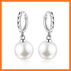 【新品】 Bellitia Jewelry パール/オニキス ピアス おしゃれ 揺れる 真珠 瑪瑙 華奢 質感 シルバー925 ダングル ドロップ フープ イヤリング 純銀 女性 誕生石 記念日 彼女プレゼント