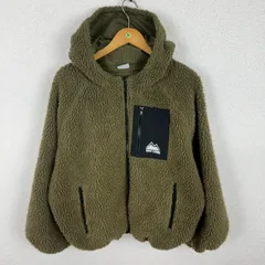 FIRST DOWN ファーストダウン ボアジャケット 無地 カーキ LLサイズ メンズ 古着 アウトドア アメカジ