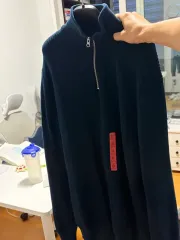 ネイビー COLOR XL サイズ メンズ ニット ジップアップ