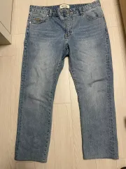 プラックジーン メンズ ベルリン スリム ストレートフィット デニム パンツ