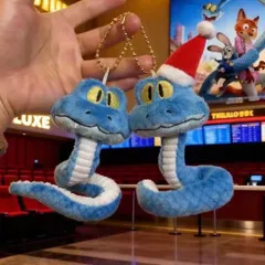 大人気❣️【2個セット】Disney ディズニー ズートピア  ゲイリー ぬいぐるみ キーホルダー  通常ver＋サンタ帽子ver