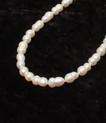 美品 ネックレス ツインパール 10.0-15.0mm レディース