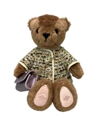 美品 ケイトスペード ショルダーバッグ クロスボディバッグ 斜め掛け テディベア ケイティ ベアー ツイード 3D KI972 レディース Kate Spade