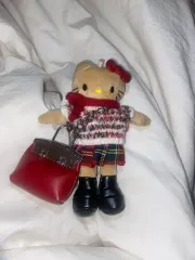 エル hello kitty(ハローキティ) タンニング キーホルダー レア