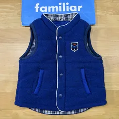 ファミリアリバーシブルベスト◎美品◎サイズ80