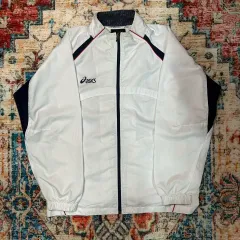 L 00s アシックス オールドスクール ウィンドブレーカー ジャケット