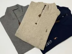 ポロラルフローレン ハーフジップアップ コットン セーター