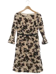 トッカ OPTOSW0981 ワンピース 0 ベージュ フラワーモチーフ ベロア地 ITI8Z2YAMG9W