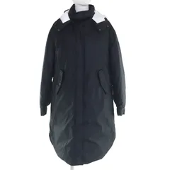 未使用品◇MONCLER モンクレール 20-21AW HUGON ロゴ アイコンパッチ フード付き ロング ダウンコート ブラック 0 ハンガー付き 正規品 レディース