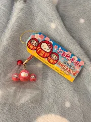 ハローキティ 地域限定 ストラップ だるま