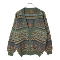 イタリア製 sartori オリーブグリーン ストライプカーディガン - メルカリ