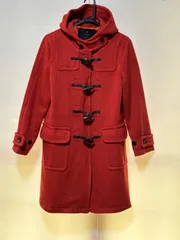 INEDイネド　濃いオレンジ色　レンガ色ダッフルコートサイズ11