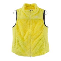 新品・未使用 キャロウェイ 中綿 ベスト イエロー LLサイズ サイズ：L CALLAWAY キャロウェイ ファー 中綿ジップベスト ダイヤ柄