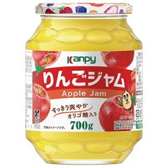 カンピー りんごジャム 700g瓶×6個入×(2ケース)| 送料無料 ジャム アップル 林檎 瓶 嗜好品
