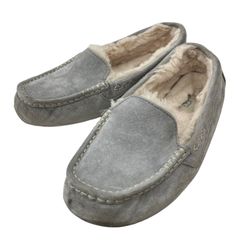 UGG モカシン スリッポン グレー - メルカリ