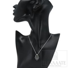 THOMAS SABO ハートネックレス SV925 黒CZ - メルカリ