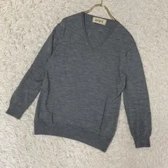 ROPE カーディガン グレー M Ｖネック 着回し シンプル ナチュラル