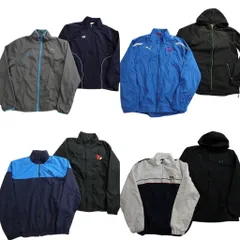 古着卸 スポーツブランドMIX ウインドブレーカー ジャケット 8枚セット (メンズ M ) チャンピオン プーマ ニューバランス 中古 古着 NC8900