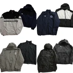 古着卸 スポーツブランドMIX ウインドブレーカー ジャケット 8枚セット (メンズ L ) チャンピオン ジョーダン プーマ 中古 古着 NC8895