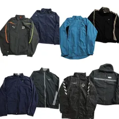 古着卸 スポーツブランドMIX ウインドブレーカー ジャケット 8枚セット (メンズ L ) ニューバランス アシックス チャンピオン 中古 NC8893